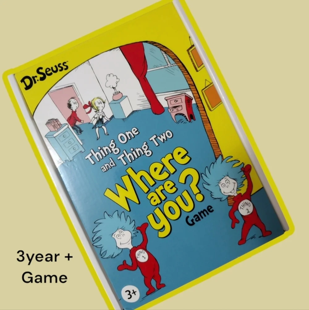 NWT Dr.Seuss Where Are You? Thing One & Thing Two Game